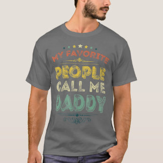 Mina favoritfolk kallar mig pappa Funny Fars dag T Shirt