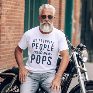 Mina favoritfolk kallar mig Pops Fars dag 2025 T Shirt