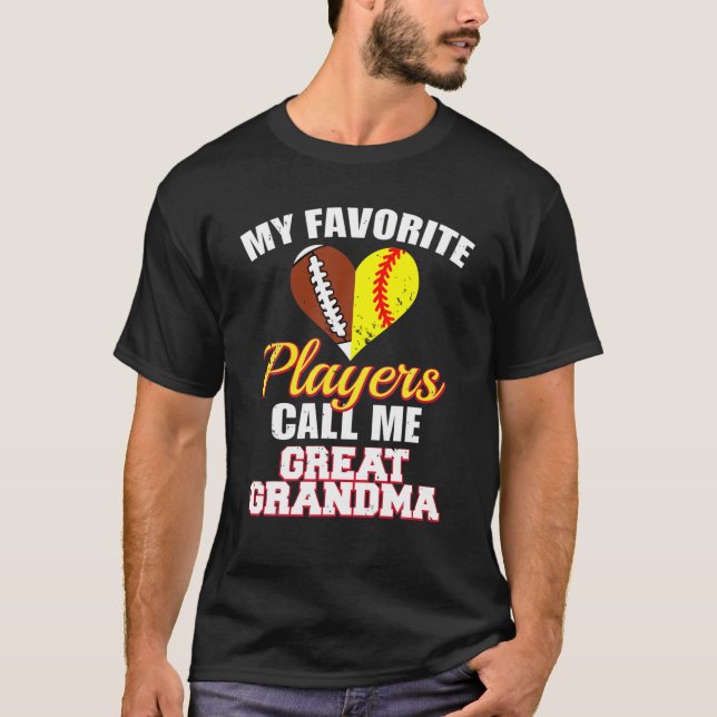 Mina favoritfotbollsspelare kallar mig Grea T Shirt (Framsida)