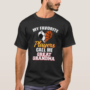 Mina favoritfotbollsspelare kallar mig Grea T Shirt