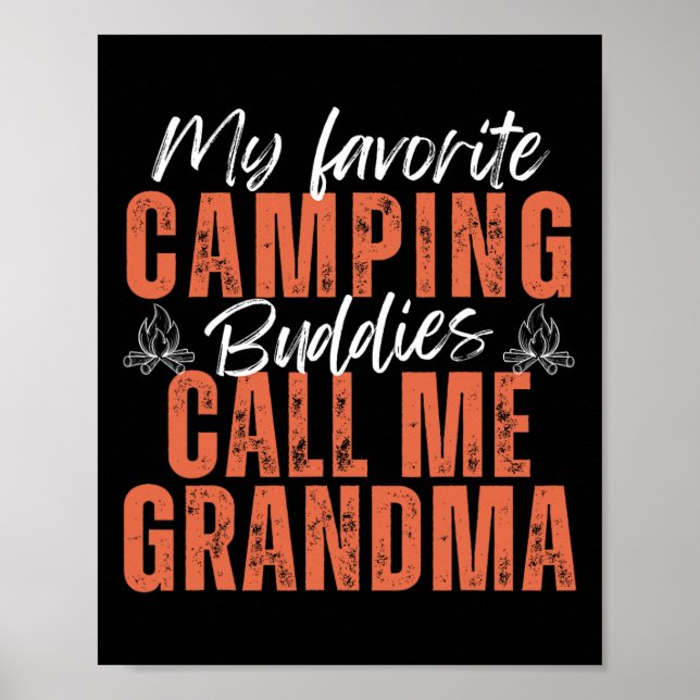 Mina favoritkampanjbuddister kallar mig Grandma Fa Poster (Framsidan)