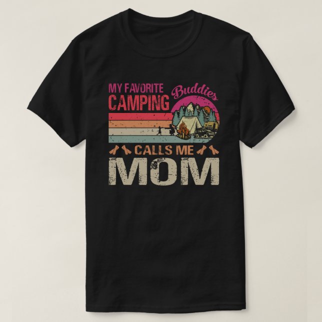 Mina favoritkampanjbuddister kallar mig Mamma Vint T Shirt (Design framsida)