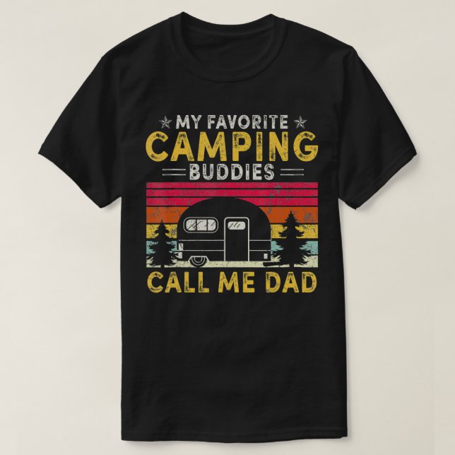 Mina favoritkampanjbuddister kallar mig Pappa Far  T Shirt (Design framsida)