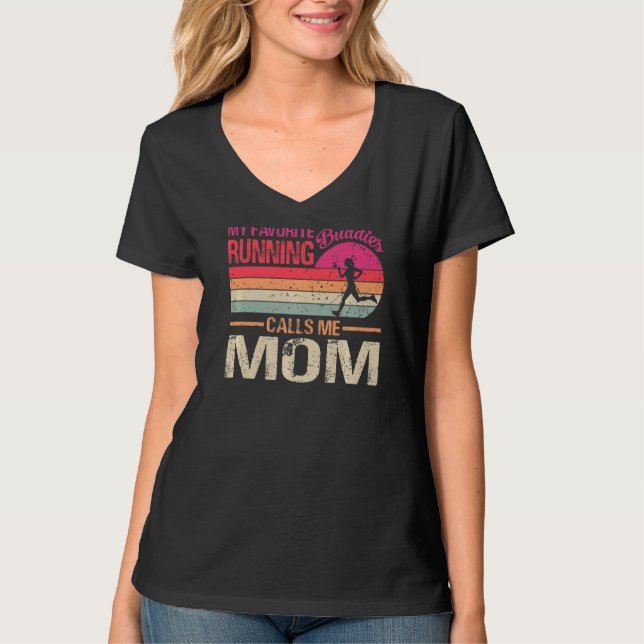 Mina favoritkörande budskap kallar mig Mamma Vinta T Shirt (Framsida)