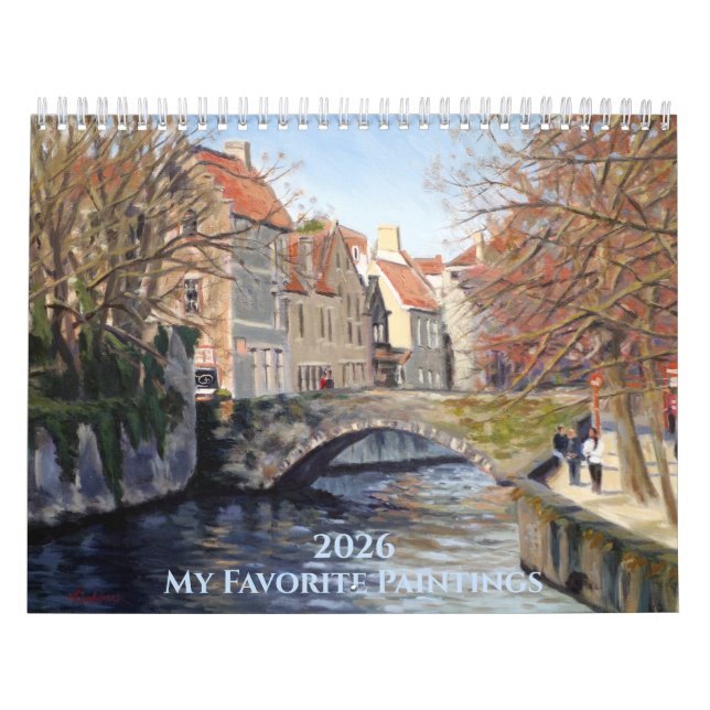 Mina Favoritmålningar – 2026 Kalender (Omslag)