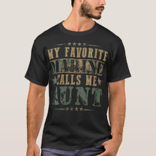 Mina favoritmarinsoldater kallar mig Moster Vetera T Shirt