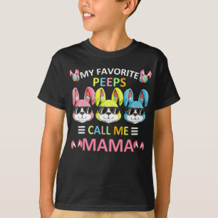 Mina favoritpepar kallar mig Mamma Bunny Funny T Shirt