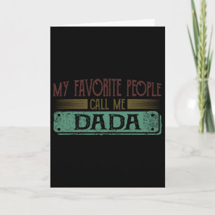 Mina Favoritpersoner Kallar Mig Dadda Rolig Pappa Kort