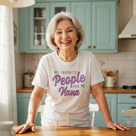 "Mina favoritpersoner kallar mig" Dam-T-Shirt T Shirt