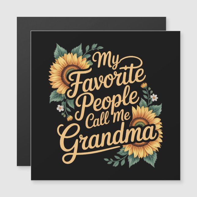 Mina Favoritpersoner Kallar Mig Mormor Mors Dag (Fram/baksida)