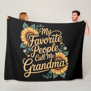Mina Favoritpersoner Kallar Mig Mormor Mors Dag Fleecefilt