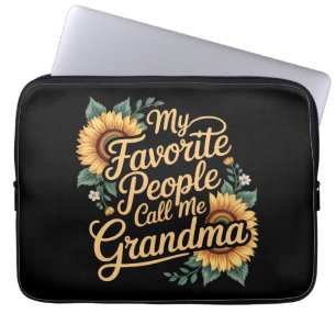 Mina Favoritpersoner Kallar Mig Mormor Mors Dag Laptop Fodral