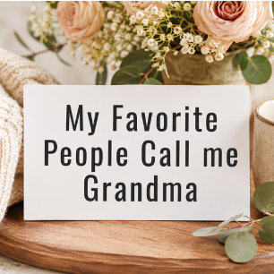Mina Favoritpersoner Kallar Mig Mormor Rektangulärt Klistermärke