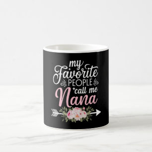 Mina Favoritpersoner Kallar Mig Nana Morsdagsblomm Kaffemugg