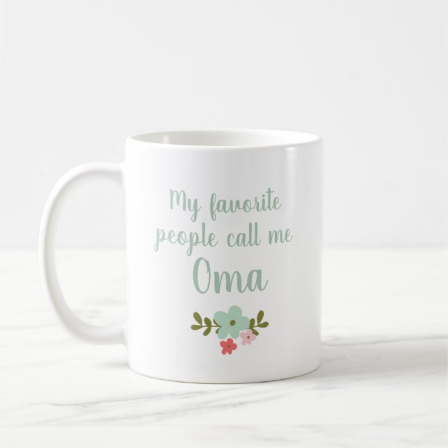 Mina Favoritpersoner Kallar Mig Oma Kaffemugg (Vänster)