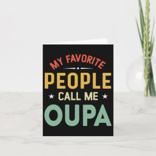 Mina Favoritpersoner Kallar Mig Oupa Vintage Oupa Kort