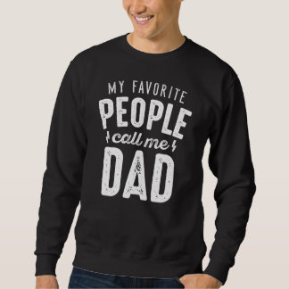 Mina Favoritpersoner Kallar Mig Pappa Lång Ärmad Tröja