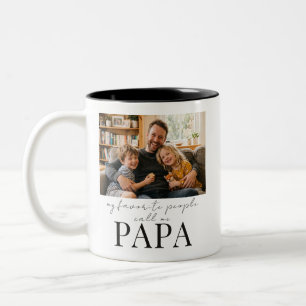 Mina Favoritpersoner Kallar Mig Pappa Pappa Presen Två-Tonad Mugg