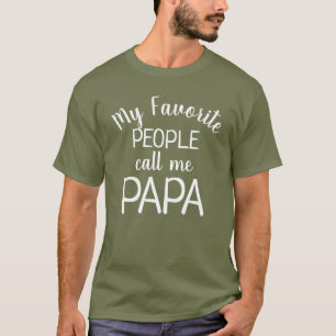 Mina Favoritpersoner Kallar Mig Pappa Rolig Farfar T Shirt