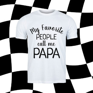 Mina Favoritpersoner Kallar Mig Pappa Rolig Farfar T Shirt