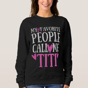 Mina Favoritpersoner Kallar Mig Titi Heart Mors D T Shirt