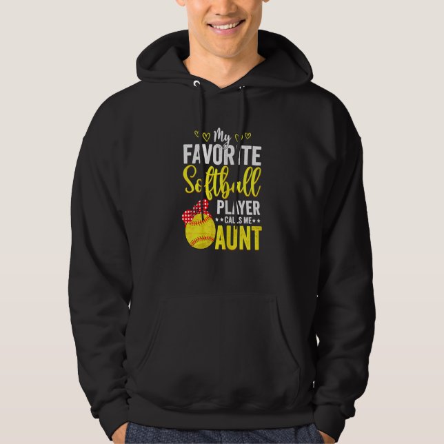Mina favoritprogramspelare kallar mig Moster S Hoodie (Framsida)