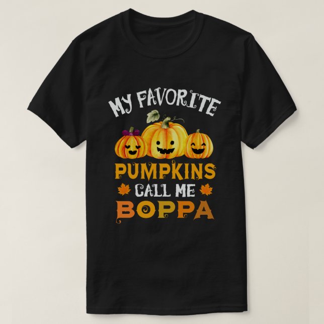 Mina favoritpumpar kallar mig Boppa Funny Hallowee T Shirt (Design framsida)