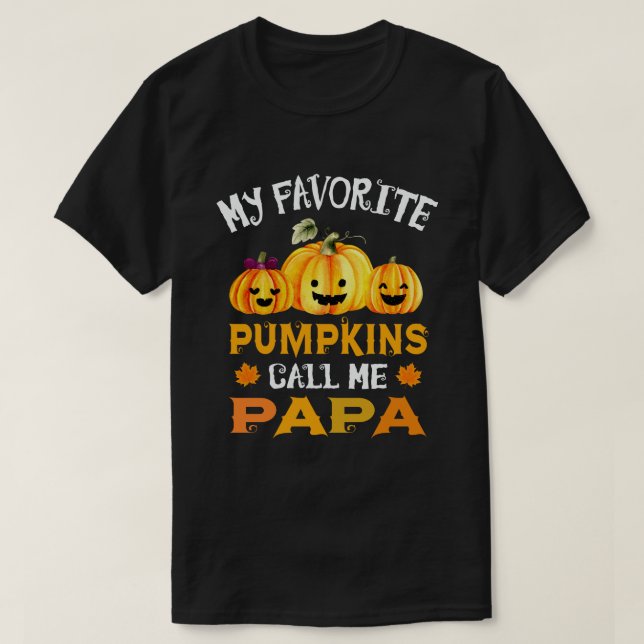 Mina favoritpumpar kallar mig Pappa Funny Hallowee T Shirt (Design framsida)