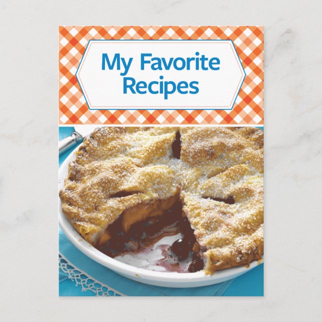 Mina favoritrecept vykort (Framsida)