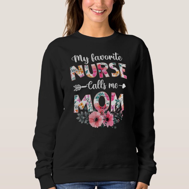 Mina favoritsjuksköterskor kallar mig Mamma Mamma T Shirt (Framsida)