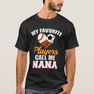 Mina favoritspelare Basketball Nan T Shirt