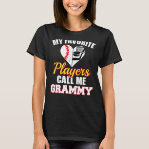 Mina favoritspelare kallar mig Grammy Baseball Hoc T Shirt