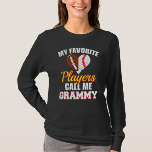 Mina Favoritspelare Kallar Mig Grammy Football Bas T Shirt