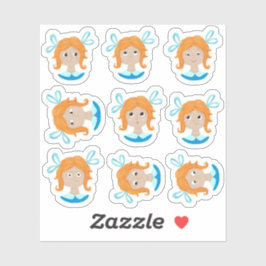 Mina Feelings Känslor Chart Girls Klistermärken