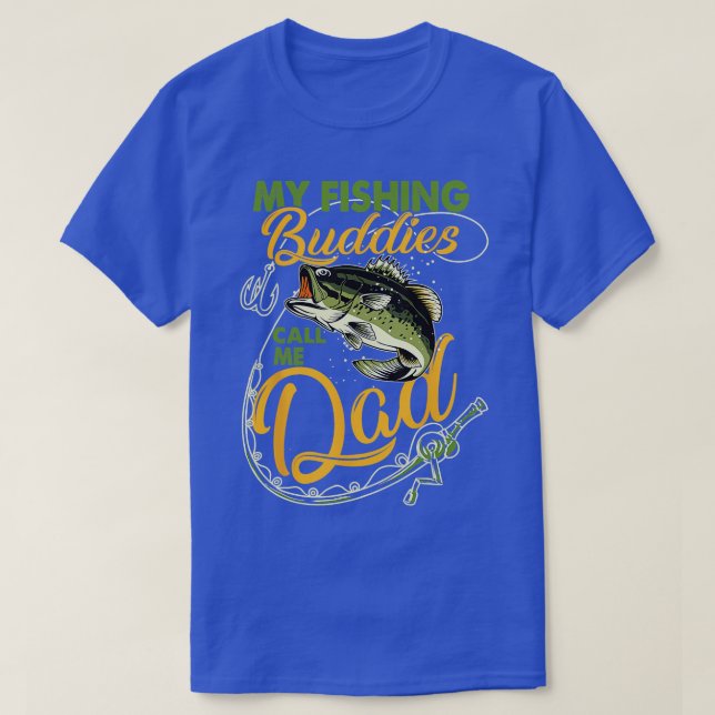 Mina fiskedagar kallar mig Pappa Far-dagen T Shirt (Design framsida)