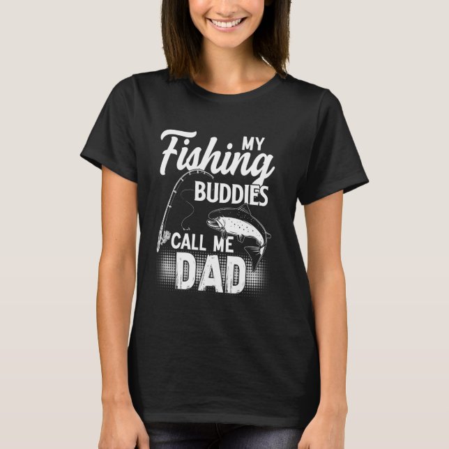 Mina fiskedagar kallar mig Pappa för fiske T Shirt (Framsida)