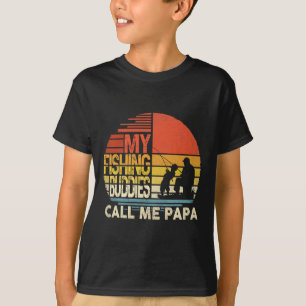 Mina fiskedagar kallar mig Pappa Shirt Fars dag T