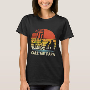Mina fiskedagar kallar mig Pappa Shirt Fars dag T