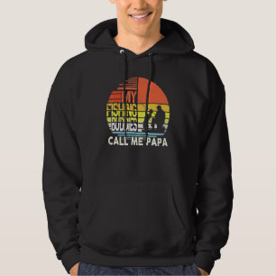 Mina fiskekanaler kallar mig Pappa Fars dag Manar Hoodie
