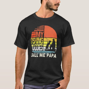 Mina fiskekanaler kallar mig Pappa Fars dag Manar T Shirt