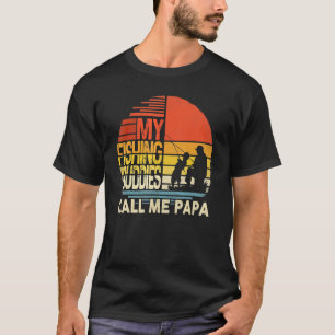 Mina fiskekanaler kallar mig Pappa Fars dag Manar T Shirt