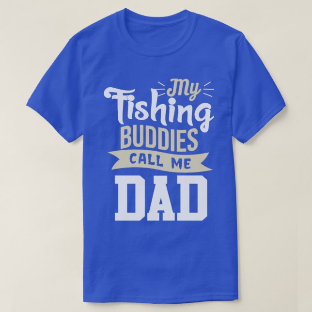 Mina fiskekanaler kallar mig Pappa T Shirt (Design framsida)