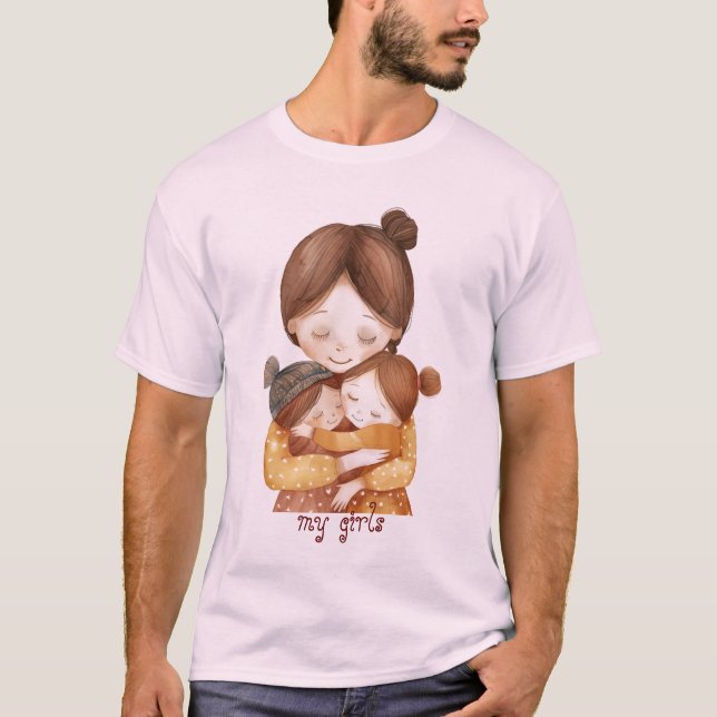 Mina flickor t shirt (Framsida)