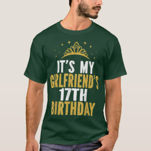 Mina flickvänner 17:e födelsedagen 17 år gammal fl t shirt