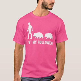 Mina följare Wombat Australia Marsupial Wombats T Shirt