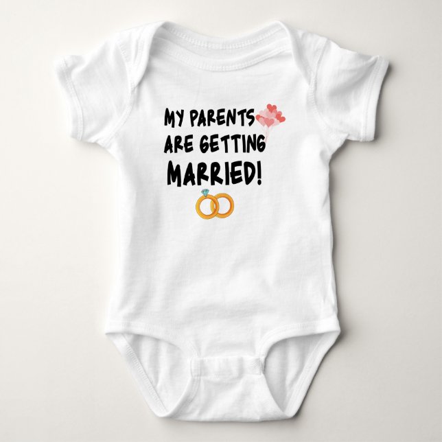 Mina föräldrar är Gifta sig T Shirt (Framsida)