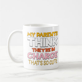 Mina föräldrar Tänka de har ansvar för är så klent Kaffemugg
