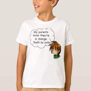 Mina föräldrar tänkor att de har ansvaret. Det är T-shirt