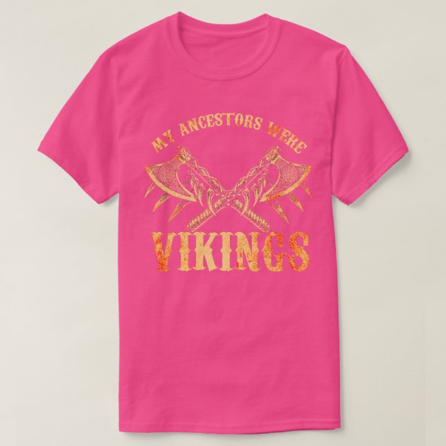 Mina förfäder var vikings 9 t shirt (Design framsida)