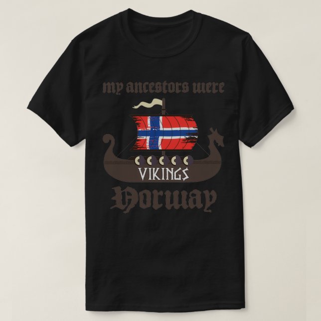 Mina förfäder var vikings t shirt (Design framsida)